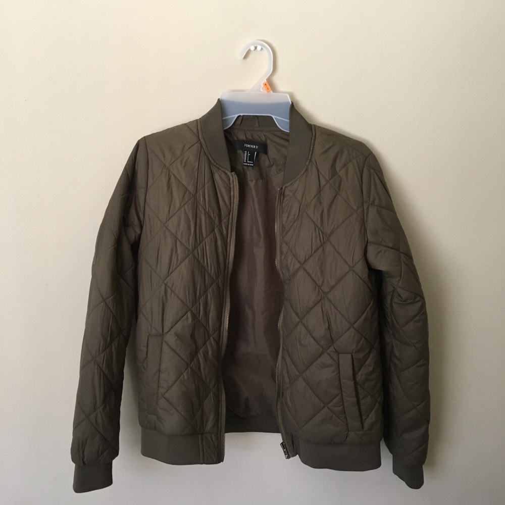 Green Bomber Jacket